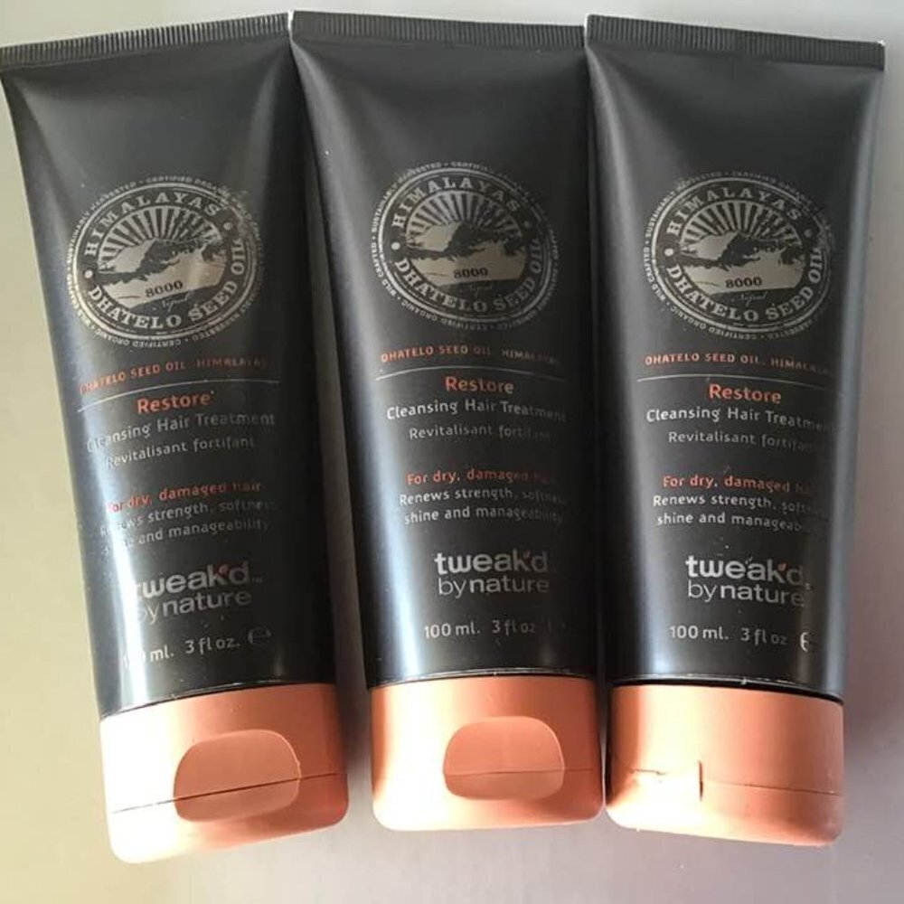 Tweakd Restore Hair Treatment Vanilla Amber YOU WILL RECEIVE 3 TUBES | SEALED